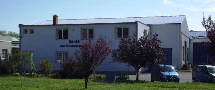 A legnagyobb kiterjedésű üzem-együttes a vasút és a 7410 j.