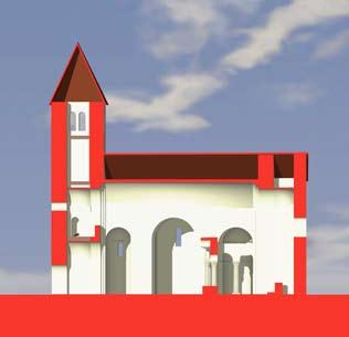 74. Feltehetően, a szekszárdi apátsági templombó származó korinthoszi oszlopfő Mohácsról alaprajzi rendszerével. E mellékterek leginkább a bizánci templomépítészetben a 6.