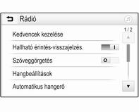 Ha folyamatosan görgetni szeretné a szöveget, akkor kapcsolja be a Szöveggörgetés funkciót. Ha szeretné a szöveget blokkokban görgetni, akkor kapcsolja ki a beállítást.