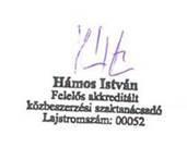 Kérdés: az épületben melyik szinten és hány négyzetméter felületen kell a szolgáltatást végrehajtani? Válasz: 19. épület fszt. 112 m2 23. Az Ajánlati Dokumentáció 16. pontjában (23.