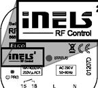 Indication, manual control / Visszajelzés, kézi vezérlés button / PROG gomb LED LED STATUS - indication of the device status. Indicators of memory function: On - LED blinks x.