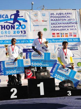 Pobjednici u muškoj konkurenciji Pobjednice kod žena POLUMARATON: muškarci: 1. Julius Kiprono Lagat (Kenija) 1:07.06 2. Ivan Popov (Bugarska) 1:08:30 3. Tomaš Nagy (Mađarska) 1:08:43 4.