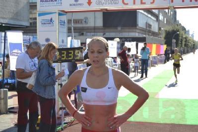 Podgoričkom maratonu, koji je protekao u njenom znaku, s obzirom da je osim trijumfa u maratonu i odbrane titule prvaka Crne Gore, uspjela da postane i šampionka Balkana.