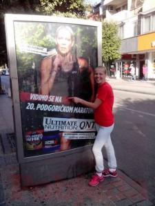 Slađin,,het-trik Interesantno je naglasiti da je Slađana u trci na kojoj je stigla do prvijenca u maratonu uspjela da ostvari i,,het-trik (pobjednik maratona, prvakinja Crne Gore i šampionka Balkana).