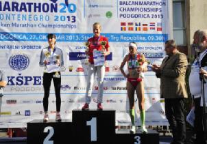 Claudia Paula Todoran (Rumunija) 2:43:22 3. Milka Mihaylova (Bugarska) 2:56:57 Pobjednici u muškoj konkurenciji Pobjednice kod žena PRVENSTVO BALKANA ZA SENIORE Stara Zagora 27. i 28.jul 2013.