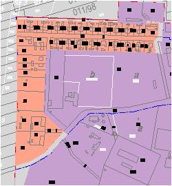 Dolgozói részére a tsz-majorhoz kapcsolódóan. A Dózsa Lakótelep telekszerkezete 1500 m2-es telekterület jellemzően 20 m, vagy azt meghaladó szélességgel, melyek gazdálkodásra is alkalmasak voltak.