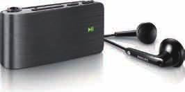 Philips GoGear audio player EN SA018 2 Az Ön új SA018 készüléke A SA018 segítségével lehetséges: MP3- és nem védett WMA-audiofájlok lejátszása FM-rádió hallgatása A doboz tartalma A