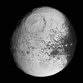 274 Meteor csillagászati évkönyv 2010 Poláris sapka légkör nélkül? (Cassini) Mint ismeretes, a Szaturnusz Japetus nevû holdja a Naprendszer legaszimmetrikusabb albedójú holdja.
