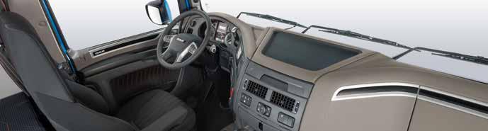 A járművezetői információs panel (DIP) a vezetési kényelem és hatékonyság növelése érdekében több információt közöl.