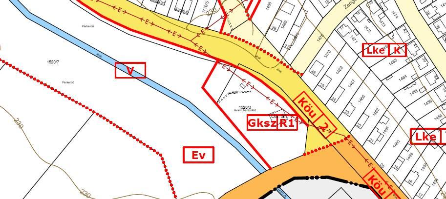 (2) bekezdése szerinti új állapot rendezése, a terület - Kkn - különleges beépítésre nem szánt napelem park terület övezetbe sorolása. 8. Autókar Kft.