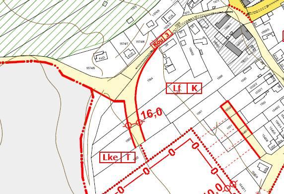 9. Hivatalból Közterület alakítás felülvizsgálata Mecsekfalu dél-nyugati részén a terv a még beépítetlen telkek felé 16