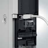januártól) EtherNet/IP, kétportos PROFIBUS CANopen Alapkivitelbe integrált Modbus RTU és FC Protocol Biztonság Kétcsatornás Safe Torque Off A Safe Torque Off (STO) funkció egy biztonsági