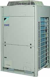 RZQ-C Páros, iker, hármas és dupla iker Összeállított rendszer kereskedelmi létesítmények számára 20 és 25 kw teljesítménnyel érhető el A meglévő R-22 vagy R-407C technológiák újrafelhasználása -15
