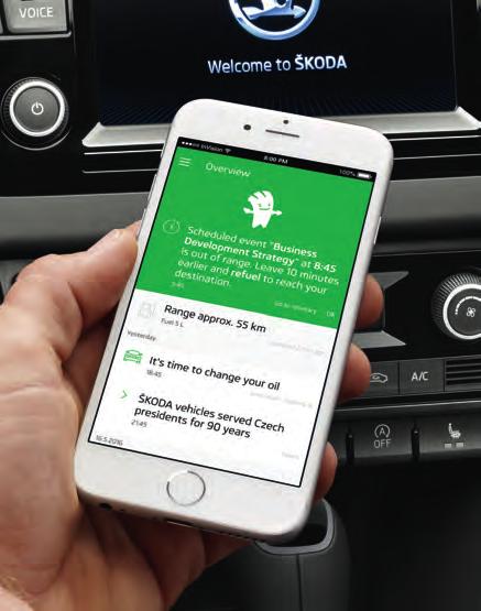 Ennek segítségével az okostelefon WiFi-kapcsolaton keresztül az autóhoz csatlakoztatható, így lekérheti a menetadatokat, mint pl. a vezetés gazdaságossága, a menetdinamika vagy szervizinformációk.