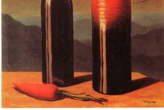 Ha a keret és a fókusz viszonyában nincs dominancia, mint Magritte Magyarázat című festményén (3.