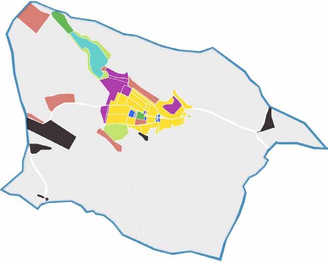 4 ELTÉRŐ KARAKTERŰ TELEPÜLÉSRÉSZEK Nőtincs többutcás, alapvetően szalagtelkes középfalu.