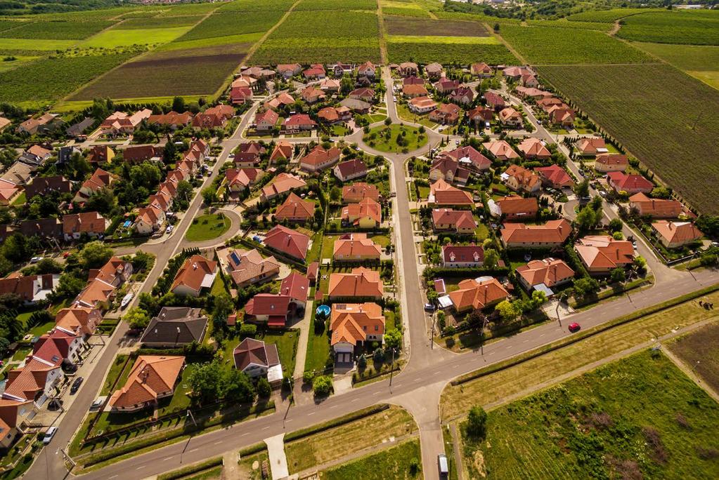 4.4 modern lakópark Új kialakítású, jellemzően zártsorú, vagy szabadon álló beépítéssel, kis