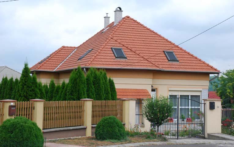 A nyeles telken bármilyen tetőforma alkalmazható. 5.3.