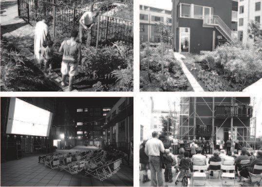 teremtett közösségi zöldségeskertet [84-85. ábra].
