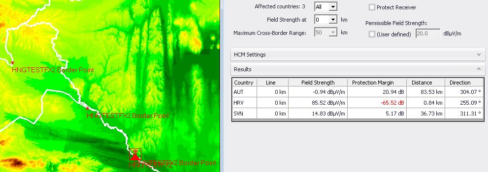 3.3.4. Fix állomás koordinációja A HNGTESTFX2 nev x állomás külön kezel az el z három állomás alkotta hálózattól, hiszen más az adási-, és más a vételi frekvenciája is (543,39000 MHz/463,39000 MHz).