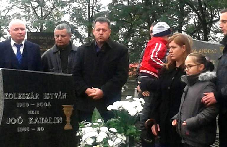 Ezt követően Meleg János, szakszervezetünk alelnöke emlékezett a régi kollégára, a barátra, akihez számtalan emlék fűzi.