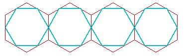 Feladat Készíts szilikát(n,m,h) eljárást a szilikát kirajzolására, ahol a szilikátnak 2*n sora és m oszlopa van, a nagyobb hatszög oldalhossza pedig h.