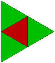 Fraktálok Sier(0,100) Sier(1,100) Sier(2,100) def sier(db,h): haromszog(h,"green") sierpinszki(db,h) def sierpinszki(db,h): if db>0: turtle.forward(h/2) turtle.right(60) haromszog(h/2,"red") turtle.