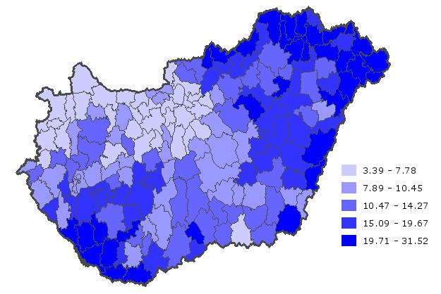 Forrás: MTA Erőforrástérkép