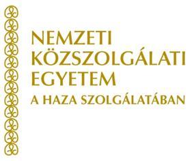 Ikt.szám: NKE/ /2017.. számú példány amely létrejött egyrészről FELHASZNÁLÁSI SZERZŐDÉS Elkészítendő műre a Nemzeti Közszolgálati Egyetem Székhely: 1083 Budapest, Ludovika tér 2.