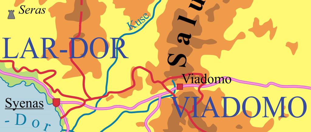 Viadomo Uralkodó: Meralof din Pagben nagymester Államforma: teokrácia (nagymester, 33 Terriad) Lakosság: 24.