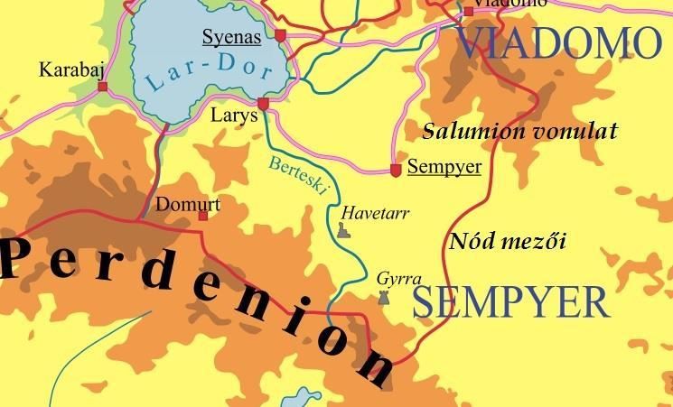 A nomádok nyelvéből Hamis Sziklának fordítható Sempyer beceneve, amelyen a közemberek és hívják vagy mindazok, aki félve tekintenek fel hegynyi falaira.