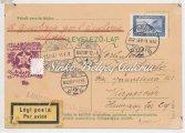 Airmail, Tour ﬂight BUDAPEST-SZEGEDBÉKÉSCSABA 1932.09.17.