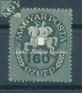 Catalogue value: 3 000 HUF Kikiáltási ár: 90.000 Ft 1946. Milliós tévnyomat, 1M. Pengős értékszám nélkül. Kategória érték: 240.