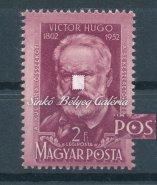 1026-1322 1170. tétel 1952. Leonardo da Vinci és Victor Hugo - L 1171. tétel 1952. Leonardo da Vinci és Victor Hugo - L, tévnyomat.
