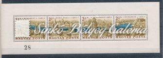1323-1378 1323. tétel 1957. Az 1950. Repülő (V) Záróértéke 1324. tétel 1961. Bélyegnap (34.) - Budapest (Panoráma) Emléklap összefüggő csíkban. 500 darab példány. Ajándékozási célra!