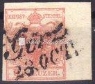 1505-1609 1505. tétel 1850. Ausztria. GÖRZ 1506. tétel 1850. Ausztria 3kr-os kézipapír, I.