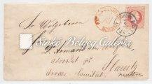 1867-es 2kr-os díjjegyes német nyelvű lap NUSSDORR (Ausztria) -KASSA között. / 1872.01.30. Letter-card.