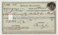 Long-distance letter between SEMLIN-PESTH. Franked with 1863's 5+10 krajcár stamps. 1865. Feladóvevény HEVES-PEST 145. tétel 1865. Távolsági levél.