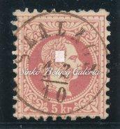 PISKOLT lebélyegzéssel. 400 Gp. / 1867. Typography 5kr.+ 5kr. stamps. With PISKOLT cancellation. 400 Gp. 1867. Könyvnyomat.