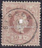 151-192 169. tétel 1867. Könyvnyomat 50kr. SISSEK 170. tétel 175. tétel 177. tétel 1867.07.16. Ajánlott távolsági levél. KUNHEGYES-KISÚJSZÁLLÁS között.