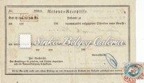 50kr-os vörösbarna színű, SISSEK bélyegzéssel. (4/7, Július 4) 1871-ben lett használva, az érvényesség utolsó hónapjában.