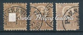 193-218 202. tétel 1871. Kőnyomat 10kr. 203. tétel 1871. Kőnyomat 10kr-os kék színű. ZENGG lebélyegzéssel. (100Gp.) Gyűjtői példány. / 1871.