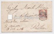 Franked with a 10kr. engraved stamp pair. 1872.04.10. Ajánlott távolsági levél ROZSNYÓ/GÖMÖR M.-WIEN között.