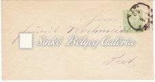 Registered letter between ZSOMBOLYA-CSENEY (250Gp) (Ro). Franked with a blackish brown 15kr. engraved stamp. 1872. Ajánlott távolsági levél ROZSNYÓ/GÖMÖR M.