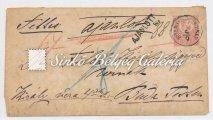 Express registered letter's front cover between BUDAPEST and WIEN. Franked with a 1871's 25 krajcár engraved stamp. Kikiáltási ár: 10.