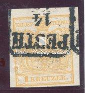 ODENBURG 5. tétel 1850. Könyvnyomat 1kr. PESTH 4. tétel Kikiáltási ár: 20.000 Ft 1850. Könyvnyomat 1kr. DEBRECZEN 3.