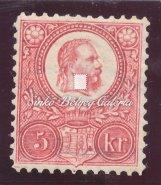 219-283 282. tétel 1883. Újnyomat Réznyomat 283. tétel Réznyomatok / Engraved issues Kikiáltási ár: 3.800 Ft 1883.