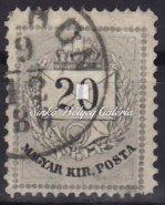 1874/81. Színesszámú krajcáros 6db szép lebélyegzéssel. / 1874/81. Colour-numbered krajcár 6 pieces with nice cancellations. Kikiáltási ár: 8.
