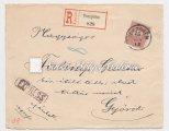 Helyi ajánlott levél ZALAEGERSZEG 346. tétel 1894.10.26. Ajánlott távolsági levél, LÖVŐ-BUDAPEST 345. tétel 1893.07.05. Távolsági levél. BUDAPEST/VÁR - PÁRIZS 344. tétel 1892. 10.02.