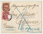 tétel 1900. Turul 5k. Párban. Luxus! / 1900. Turul 5k. stamps. In pair. Luxury! 1900.01.05.
